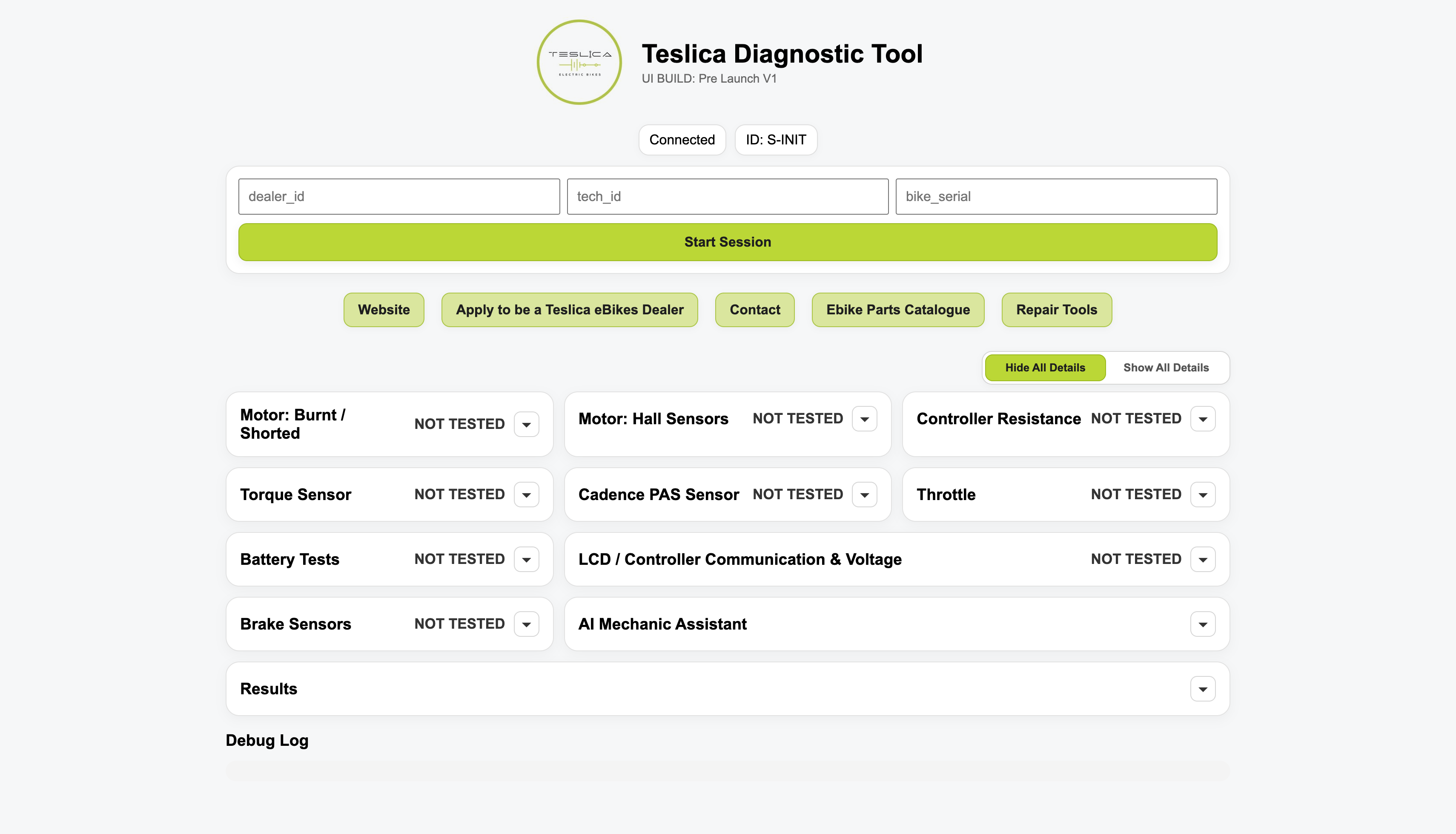 Universal eBike Diagnostic Tool